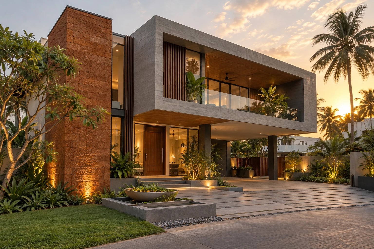 Sample concept of a contemporary Chennai villa