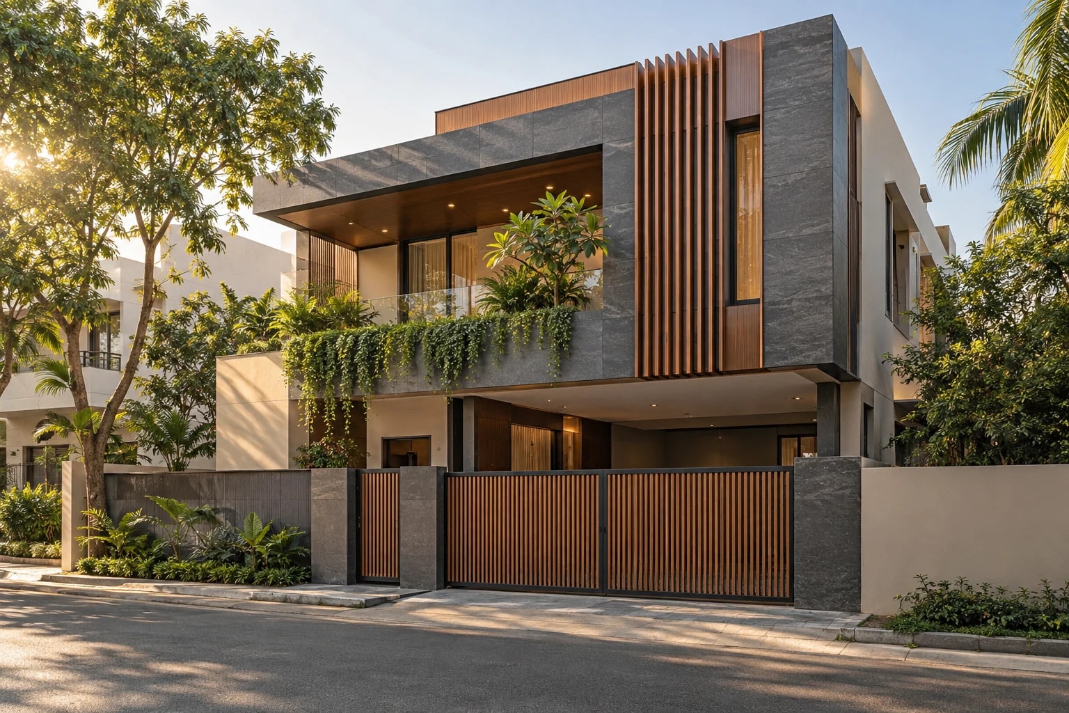 Sample urban residence construction concept