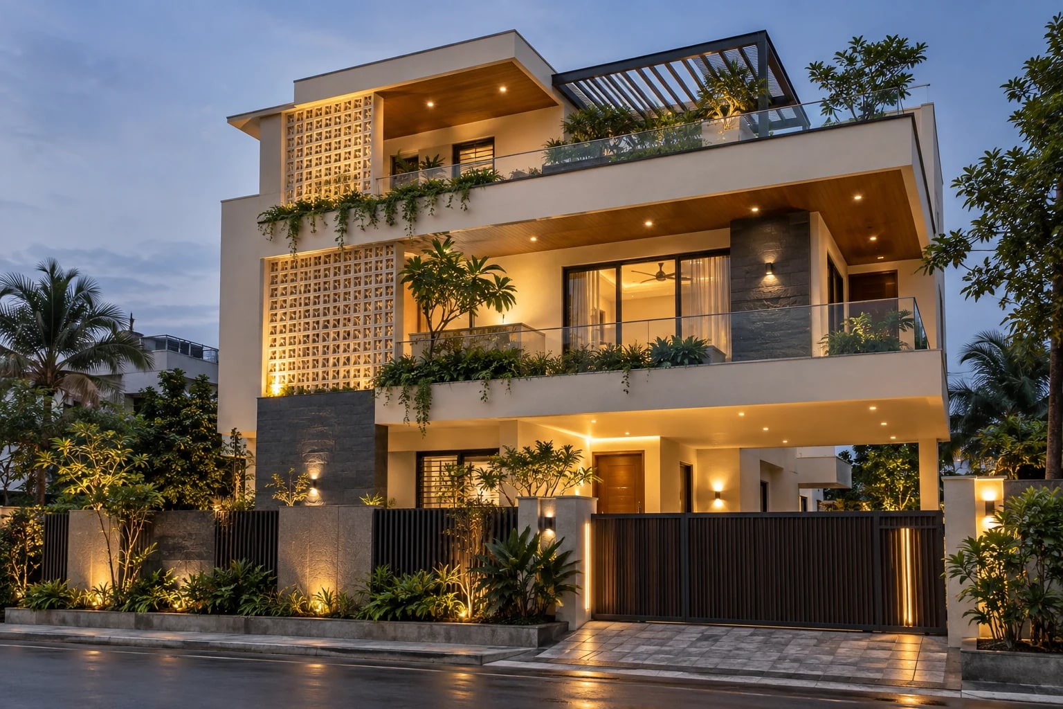 Sample family residence construction concept
